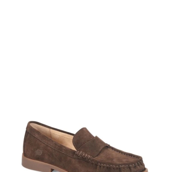 Born  Women's Maris Dark Brown Suede Leather Loafers. NWT Size 9.5 - Picture 5 of 10